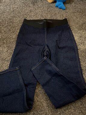 Karen Kane Dark Indigo Skinny Pull-On Jeans